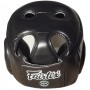 Fairtex HG6 Боксерский Шлем Тайский Бокс Закрытая Макушка "Competition" Черный